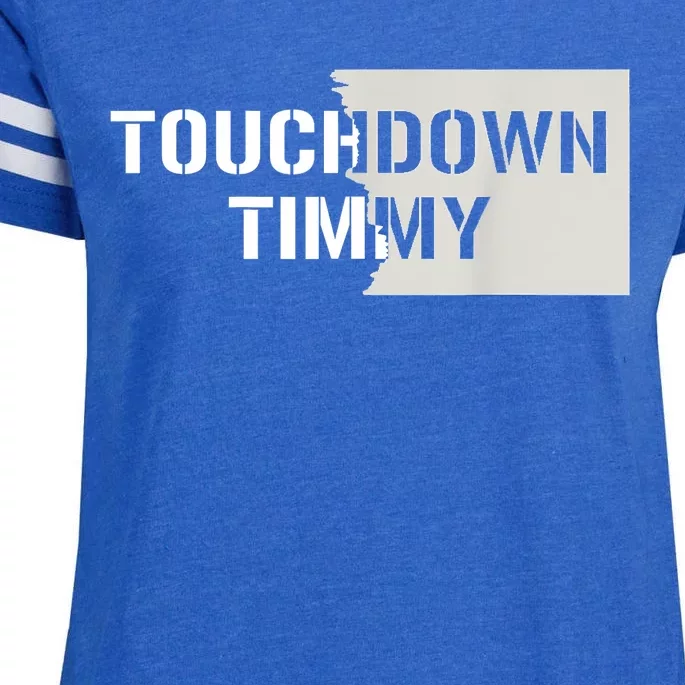 Touchdown Timmy Tim Walz Enza Ladies Jersey Football T-Shirt