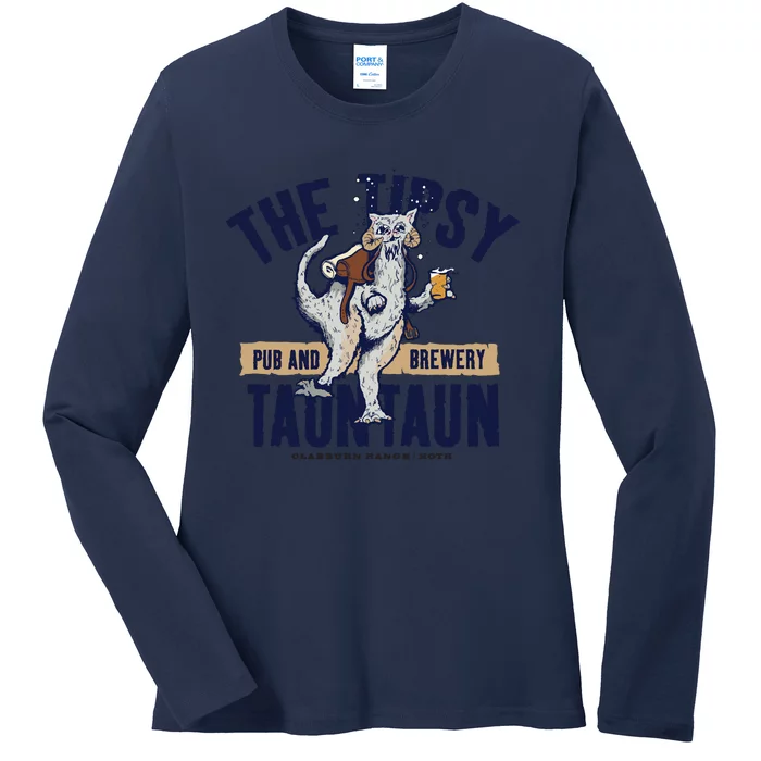 The Tipsy Tauntaun Ladies Long Sleeve Shirt