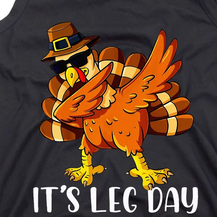 Thanksgiving Turkey Trot Fun Family Leg Day Workout Tank Top