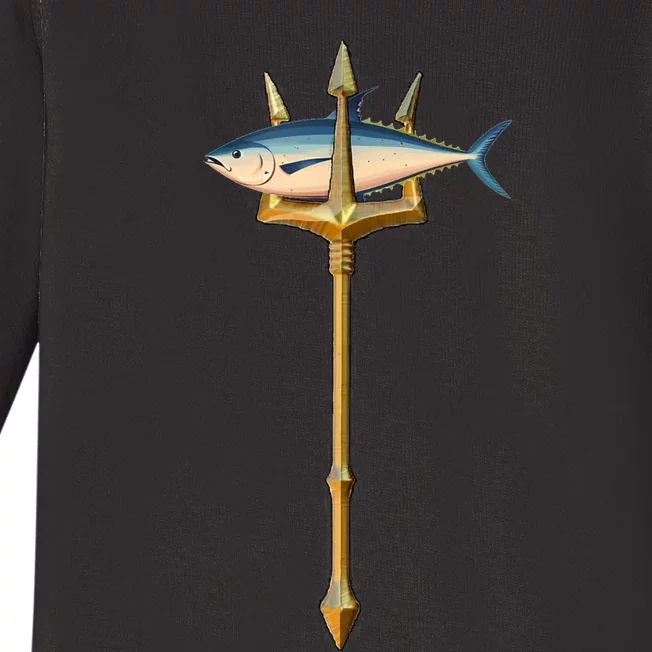 The Trident Tuna Baby Long Sleeve Bodysuit