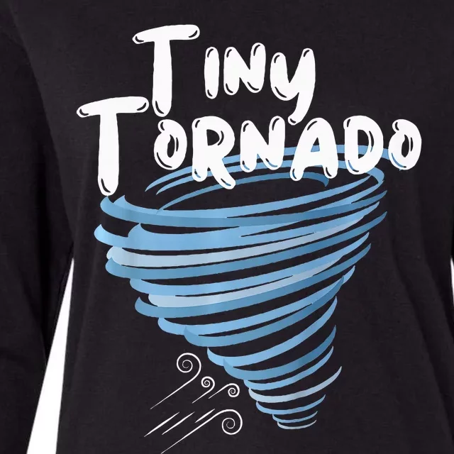 Tiny Tornado Womens Cotton Relaxed Long Sleeve T-Shirt