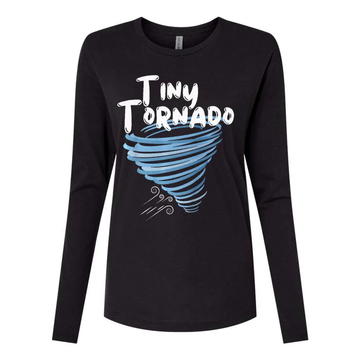 Tiny Tornado Womens Cotton Relaxed Long Sleeve T-Shirt