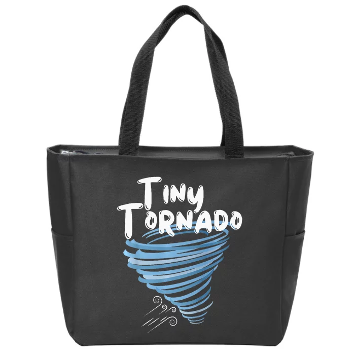 Tiny Tornado Zip Tote Bag