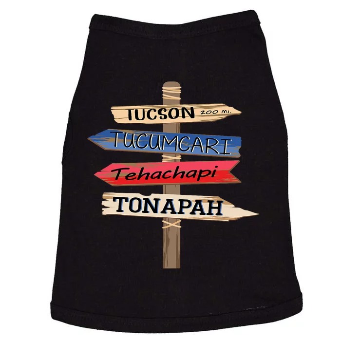 Tucson Tucumcari Tehachapi Tonapah Tourist Guideline Doggie Tank