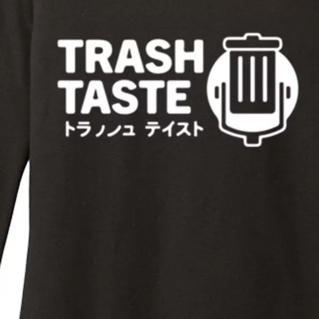 Trash Taste Womens CVC Long Sleeve Shirt