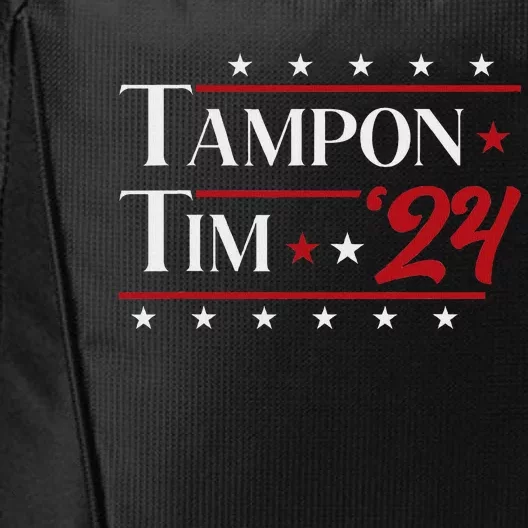 Tampontim Tampon Tim Funny KamalaS Vice President Tim Walz City Backpack