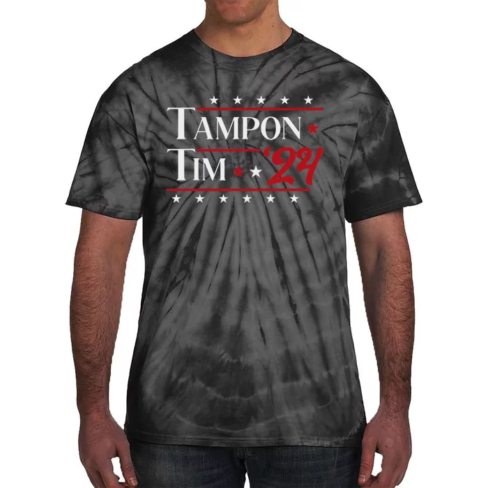 Tampontim Tampon Tim Funny KamalaS Vice President Tim Walz Tie-Dye T-Shirt