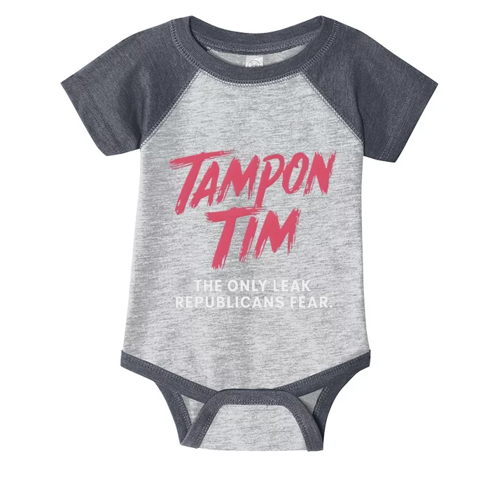 Tampontim Tampon Tim Funny KamalaS Vice President Tim Walz Infant Baby Jersey Bodysuit