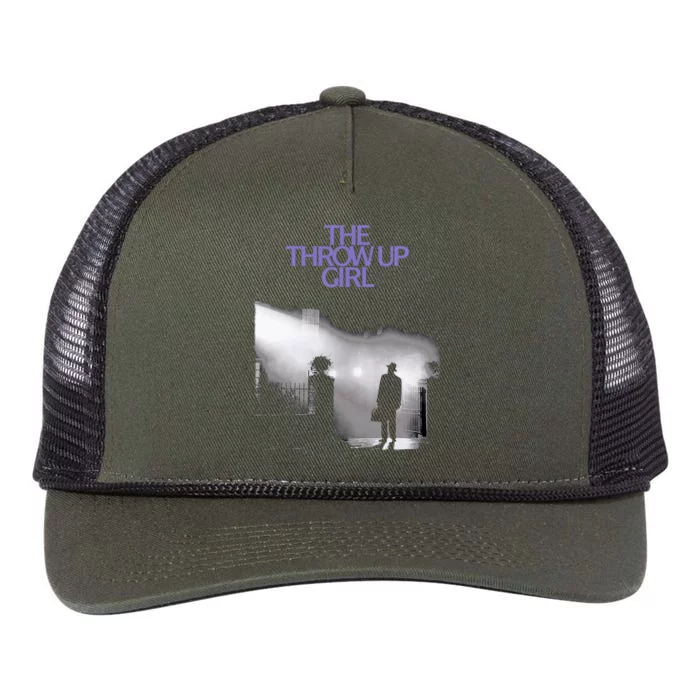 The Throw Up Girl Retro Rope Trucker Hat Cap