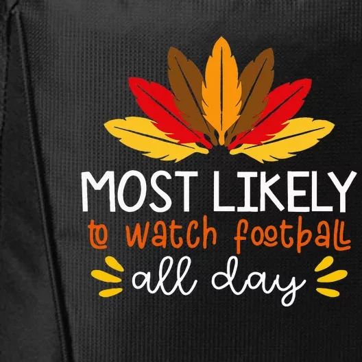 Thanksgiving Turkey Ultimate Football Fanatic City Backpack