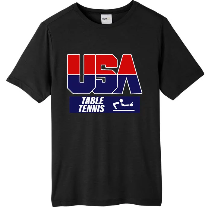 Table Tennis Usa Team ChromaSoft Performance T-Shirt