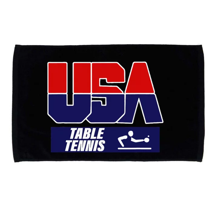 Table Tennis Usa Team Microfiber Hand Towel