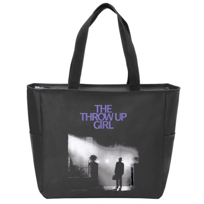 The Throw Up Girl Zip Tote Bag