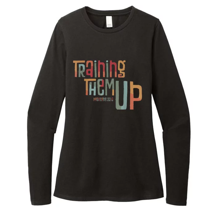 Training Them Up ChildrenS Ministry Volunteer Leader Womens CVC Long Sleeve Shirt