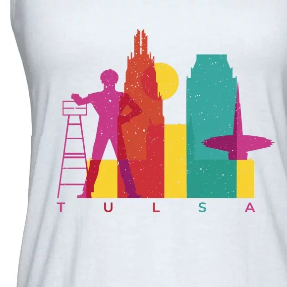 Tulsa Ladies Essential Flowy Tank