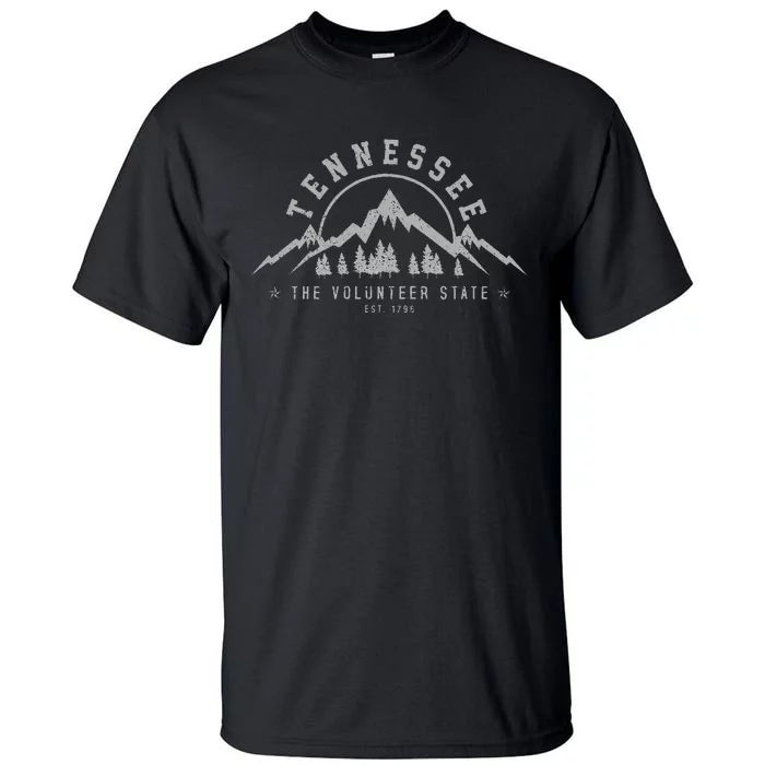 Tennessee The Volun R State Est. 1796 Nashville Gift Tall T-Shirt