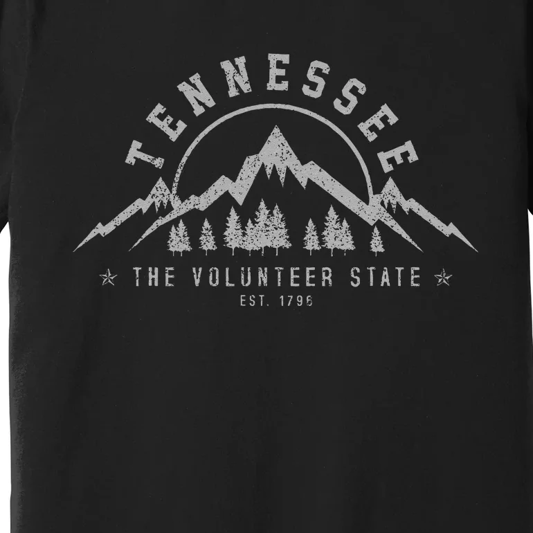 Tennessee The Volun R State Est. 1796 Nashville Gift Premium T-Shirt