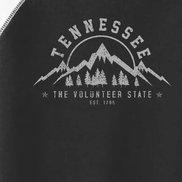 Tennessee The Volun R State Est. 1796 Nashville Gift Toddler Fine Jersey T-Shirt