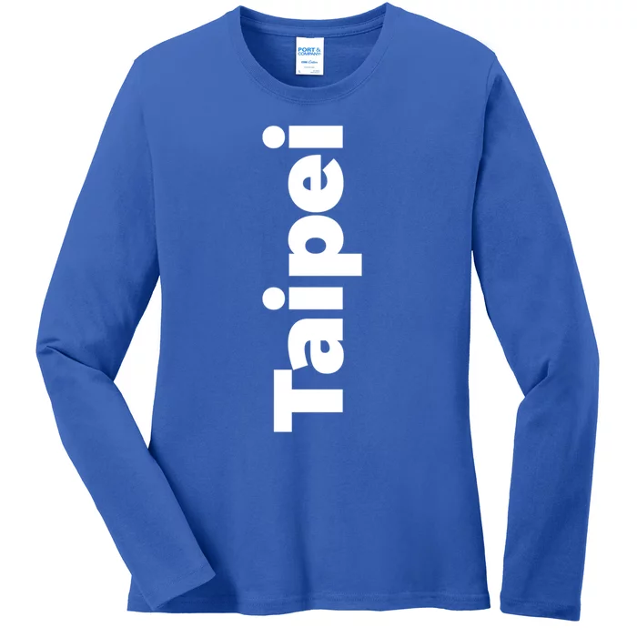 Taipei Taiwan Vacation Gift Ladies Long Sleeve Shirt