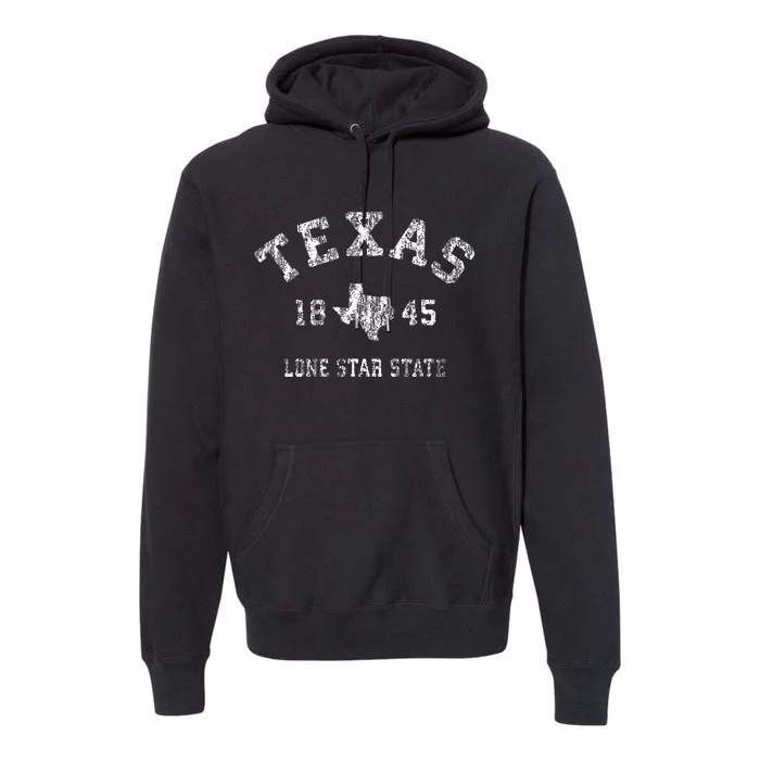 Texas TX Vintage Sports Design Texan Premium Hoodie