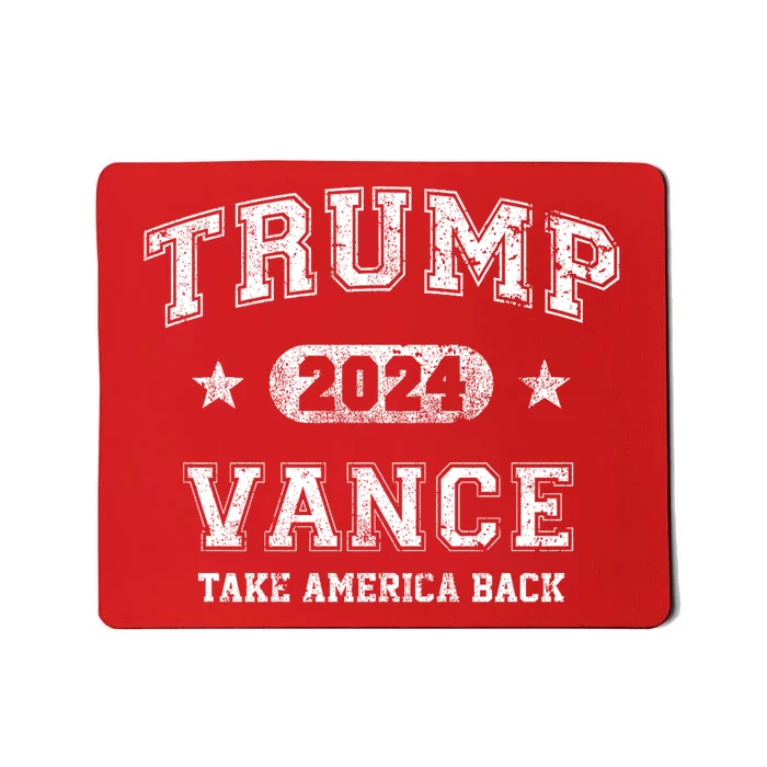 Team Trump Vance 2024 Take America Back Vintage Mousepad