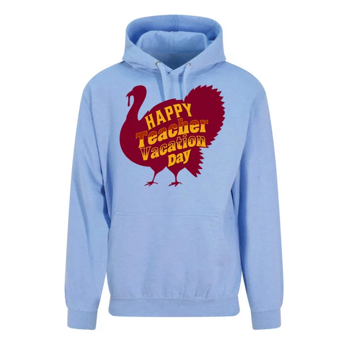 Thanksgiving Teacher Vacation Day Holiday Celebration Gift Unisex Surf Hoodie