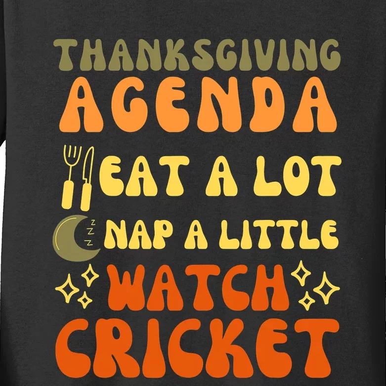 Turkey Trot Virtual Race Funny Thanksgiving Racing Fanatic Kids Long Sleeve Shirt