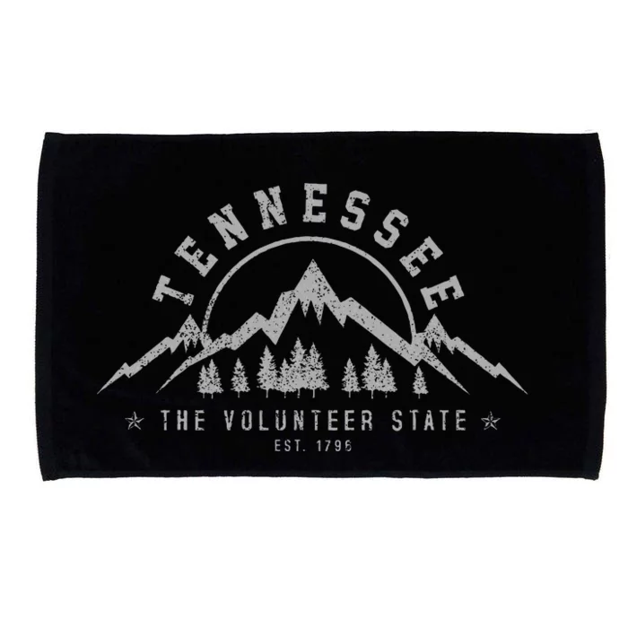 Tennessee The Volunteer State Est. 1796 Nashville Gift Microfiber Hand Towel