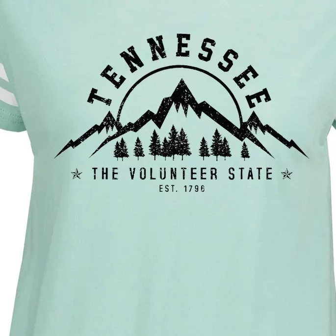 Tennessee The Volunteer State Est. 1796 Nashville Gift Enza Ladies Jersey Football T-Shirt