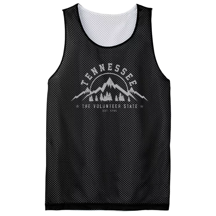 Tennessee The Volun R State Est. 1796 Nashville Gift Mesh Reversible Basketball Jersey Tank