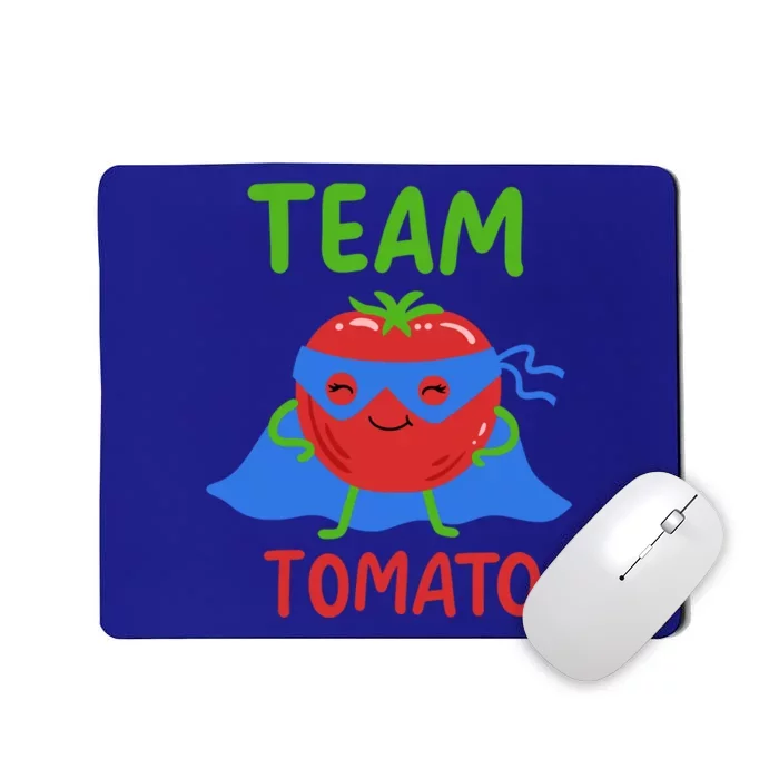 Team Tomato Vegan Power Superhero Veggie Vegetables Lover Meaningful Gift Mousepad