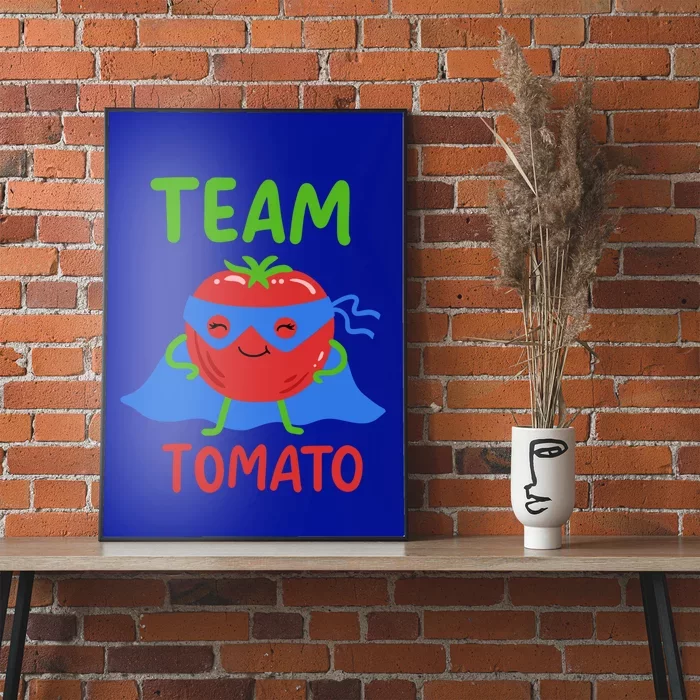 Team Tomato Vegan Power Superhero Veggie Vegetables Lover Meaningful Gift Poster