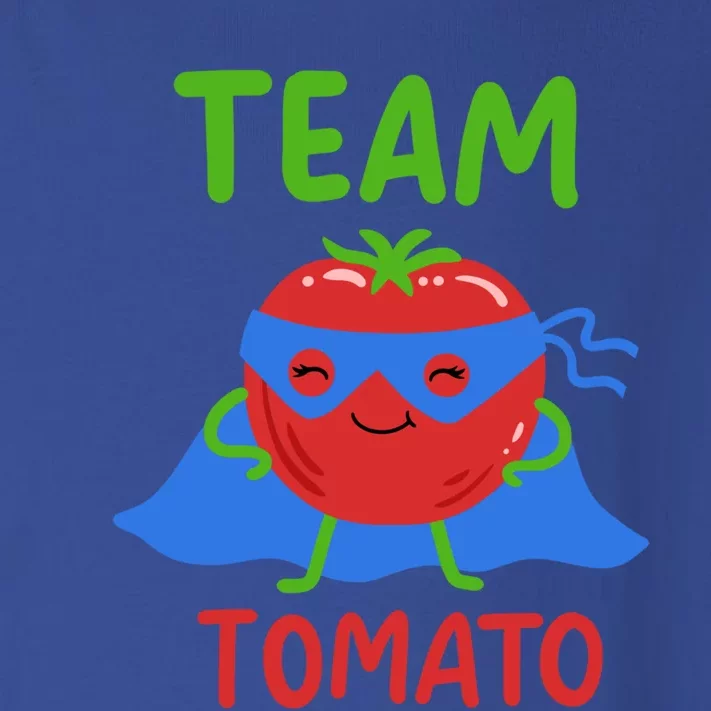 Team Tomato Vegan Power Superhero Veggie Vegetables Lover Meaningful Gift Toddler Long Sleeve Shirt