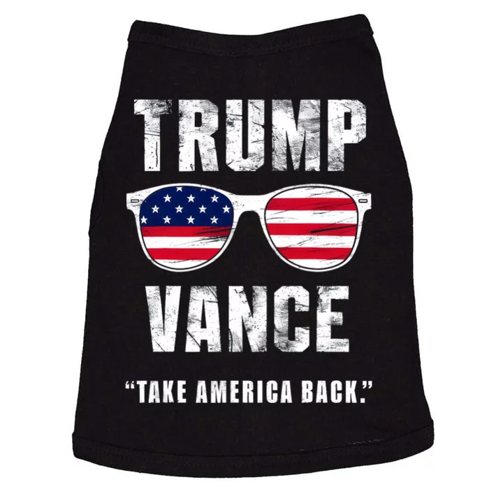 Team Trump Vance 2024 Take America Back Vintage Doggie Tank