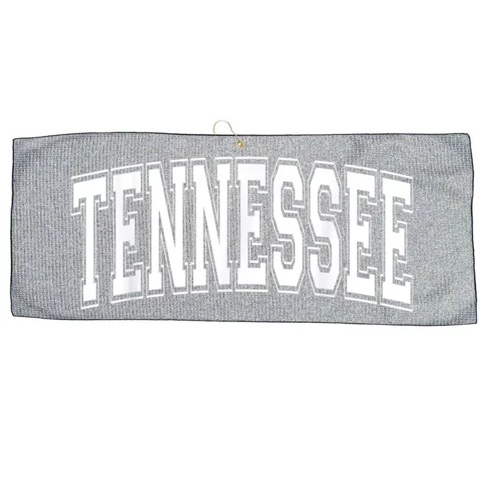 Tennessee TN Vintage Style White Text Large Microfiber Waffle Golf Towel