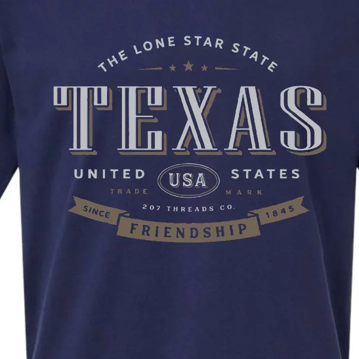 Texas Tx Vacation Souvenir Sueded Cloud Jersey T-Shirt