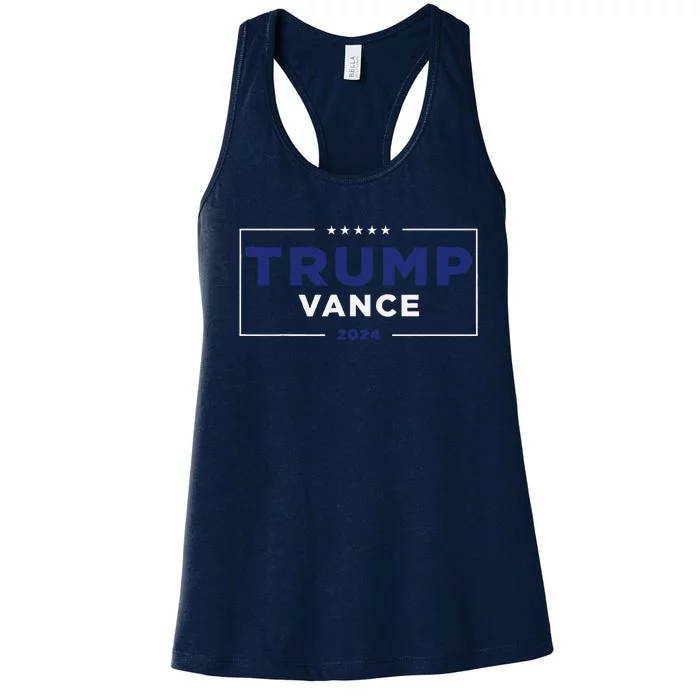 Trumpamania Trump Vance 24 Women's Racerback Tank