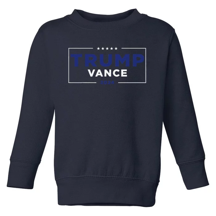 Trumpamania Trump Vance 24 Toddler Sweatshirt