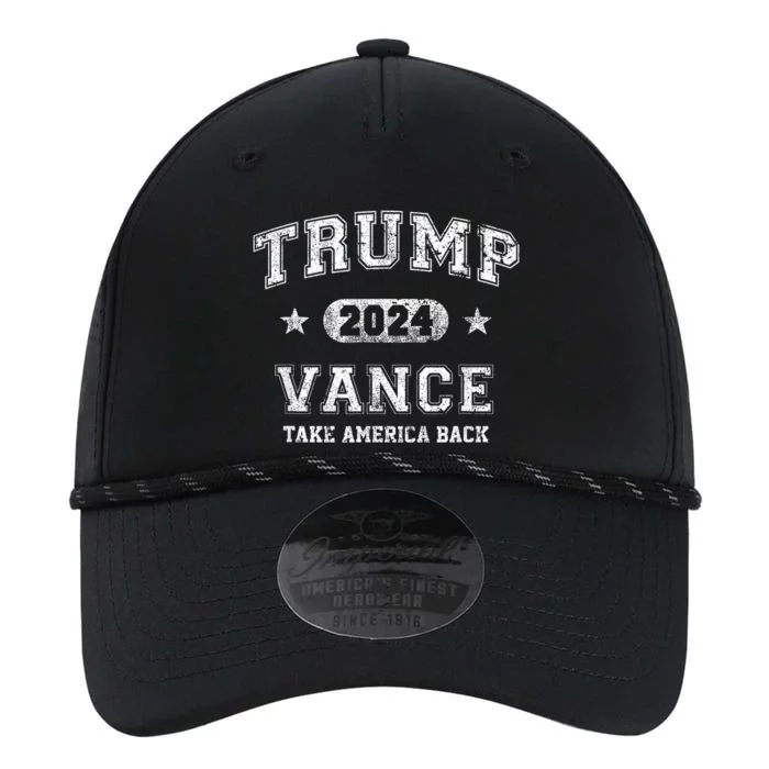 Team Trump Vance 2024 Take America Back Vintage Performance The Dyno Cap