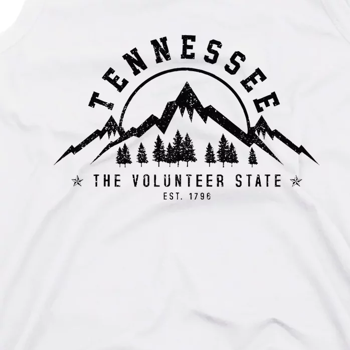 Tennessee The Volunr State Est. 1796 Nashville Gift Tank Top