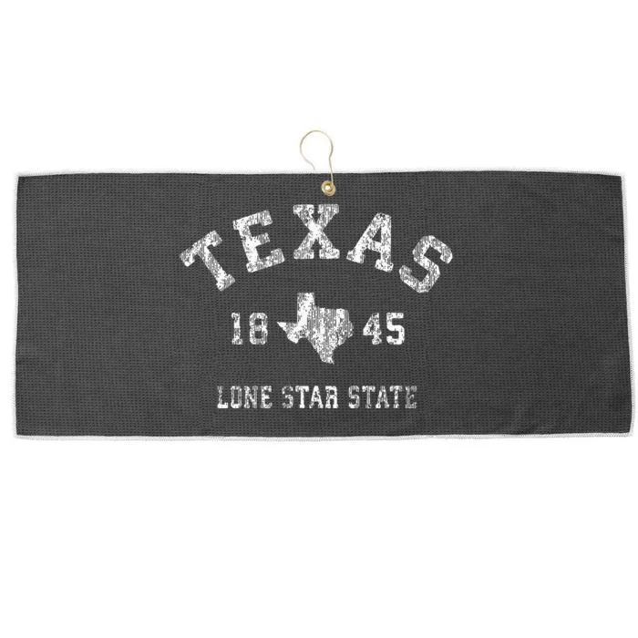 Texas TX Vintage Sports Design Texan Large Microfiber Waffle Golf Towel