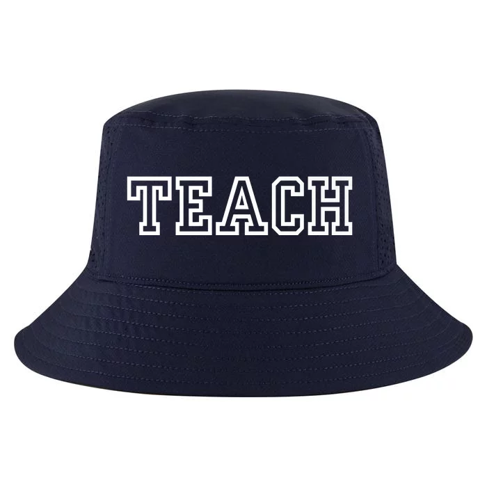 TEACH Teacher Varsity University Premium Cool Comfort Performance Bucket Hat