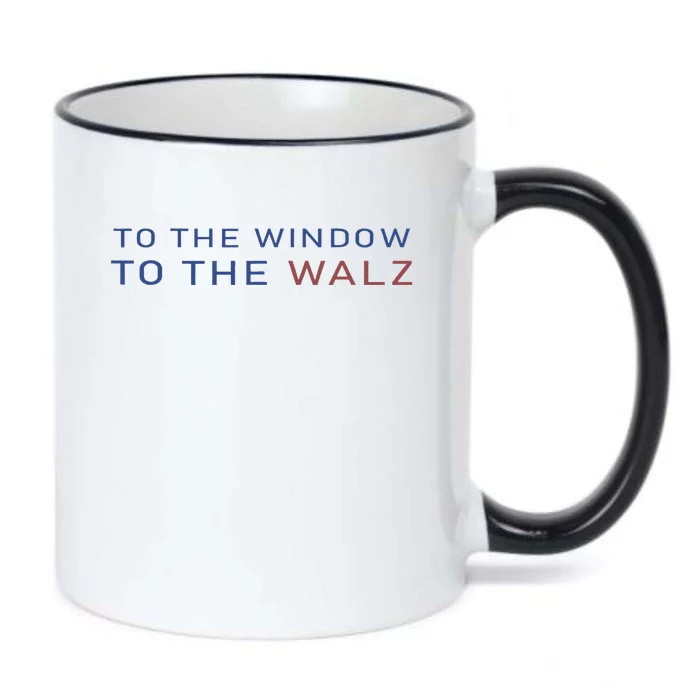 To The Window To The Walz Kamala Harris 2024 Black Color Changing Mug