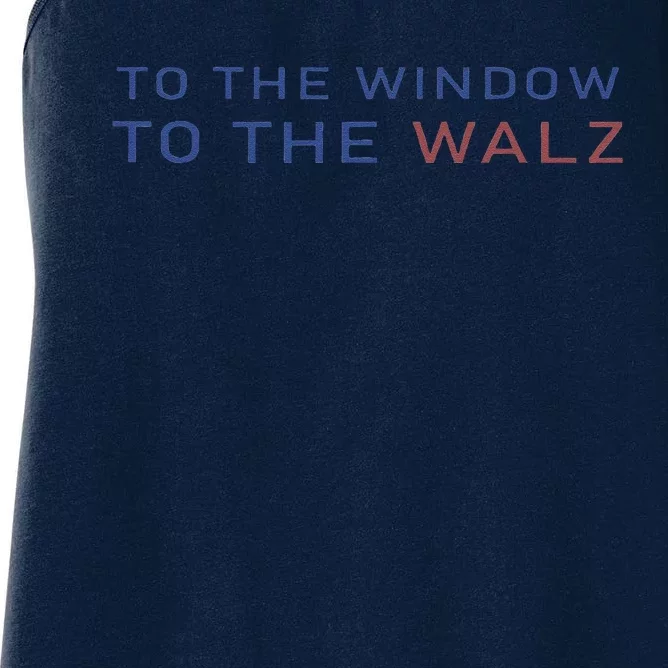 To The Window To The Walz Kamala Harris 2024 Women's Racerback Tank