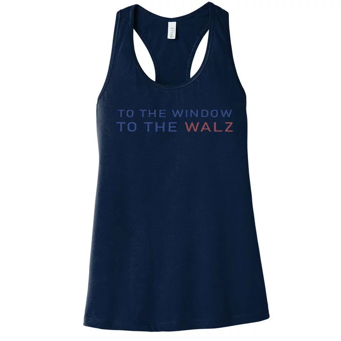 To The Window To The Walz Kamala Harris 2024 Women's Racerback Tank