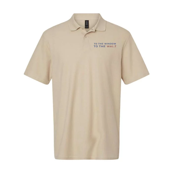 To The Window To The Walz Kamala Harris 2024 Softstyle Adult Sport Polo