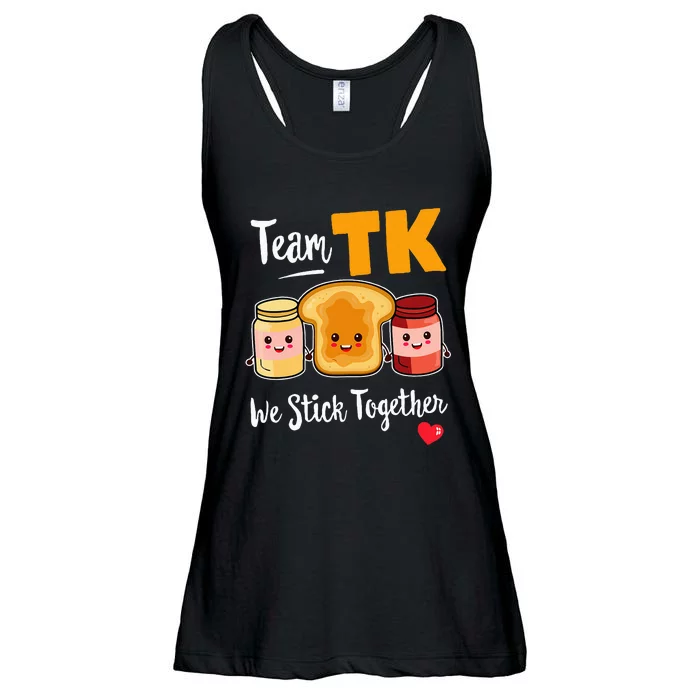 Team Tk We Stick Together Teacher Transitional Kindergarten Ladies Essential Flowy Tank