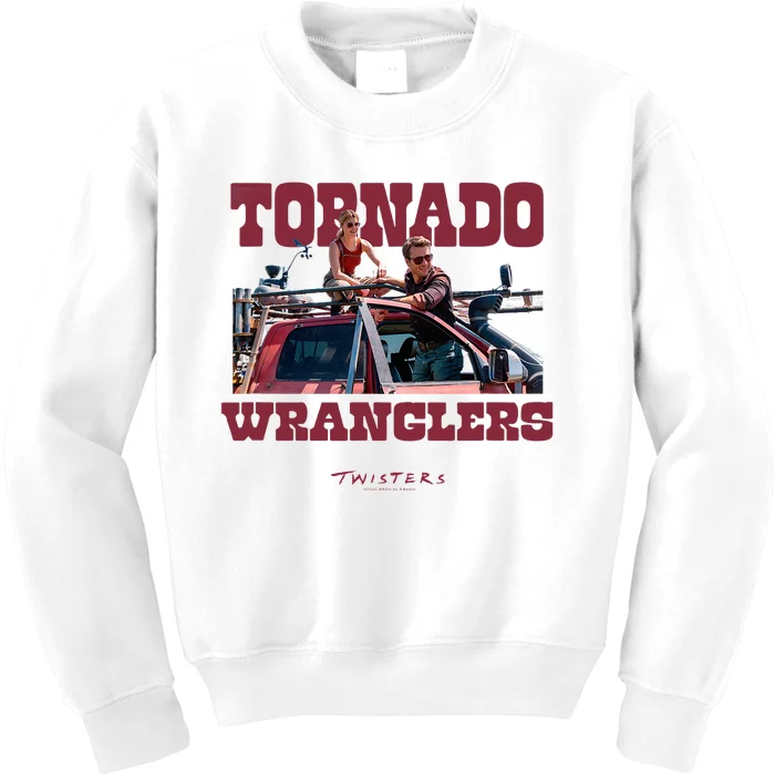 Twisters Tornado Wranglers Tyler & Kate Kids Sweatshirt