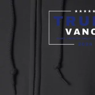 Trumpamania Trumpamania Wrestler Trump Vance Vp Maga Gift Full Zip Hoodie