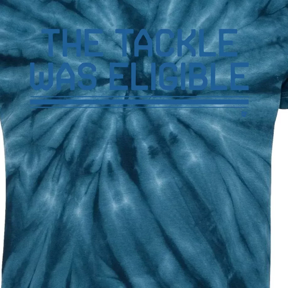 The Tackle Was Eligible Kids Tie-Dye T-Shirt